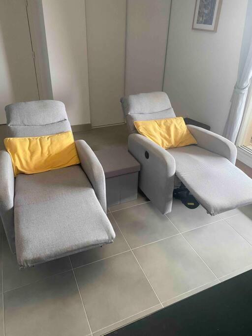 Luxueux T3 Piscine Et Vue Somptueuse Lägenhet Sète Exteriör bild
