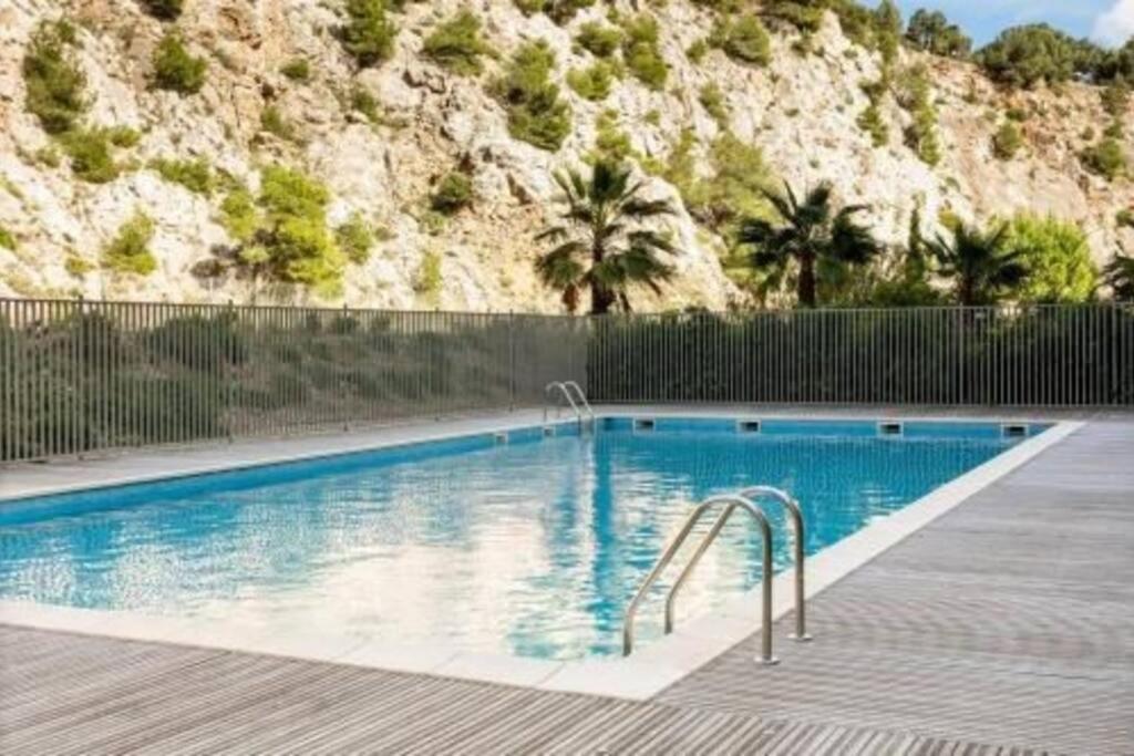 Luxueux T3 Piscine Et Vue Somptueuse Lägenhet Sète Exteriör bild